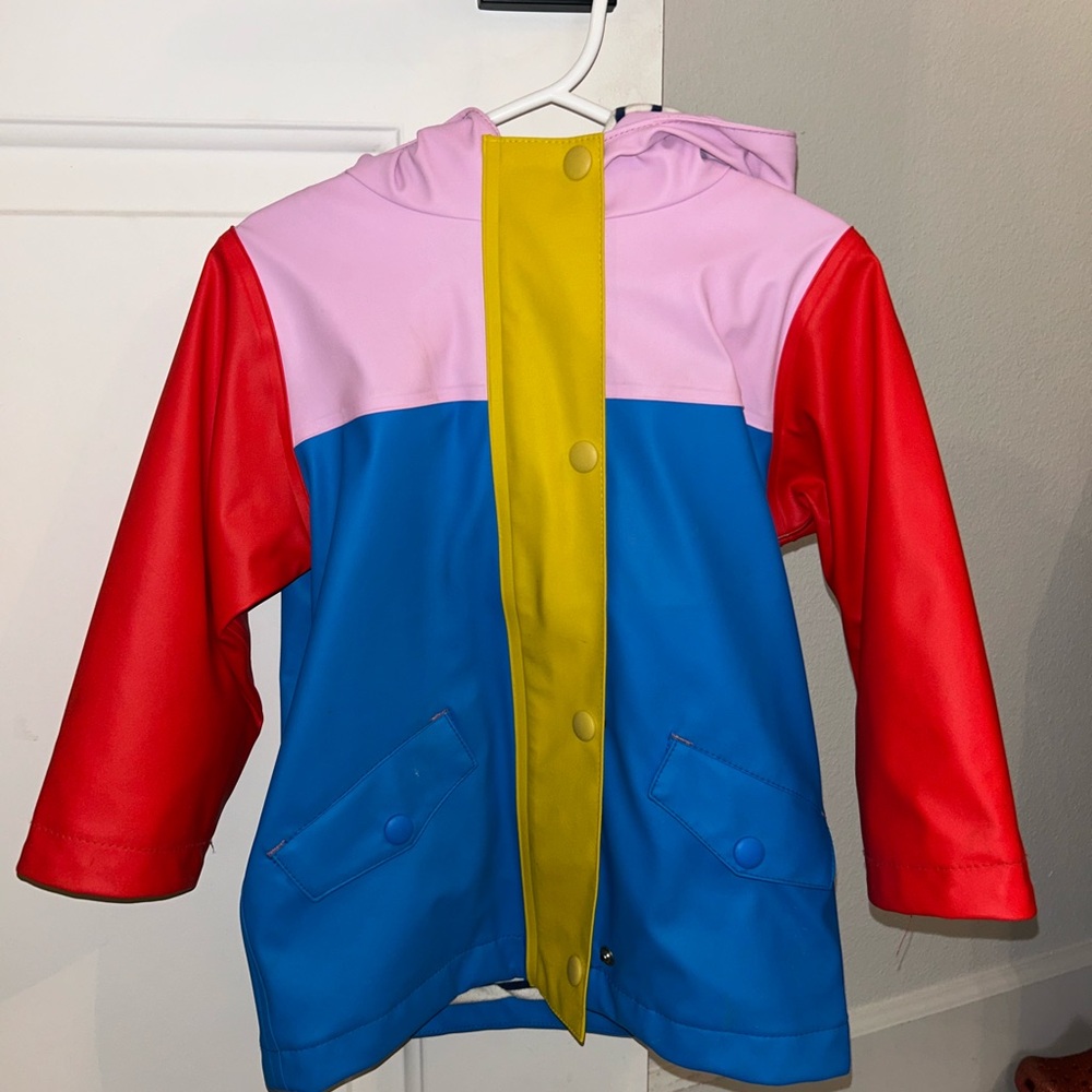 Mini Boden Kids Colorblock Raincoat